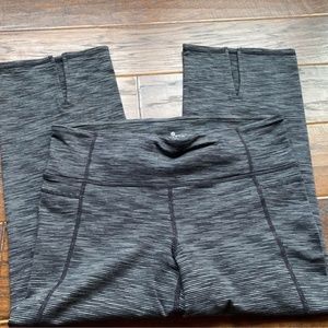 Space Gray Athleta Power Up Capri medium